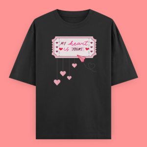 Be My Heart Oversized Unisex Tee by Armora